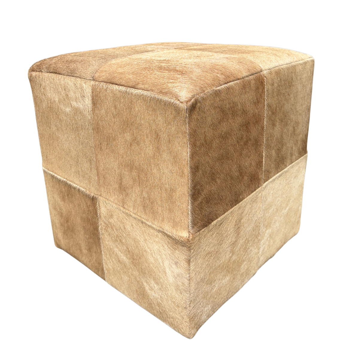 Pouf en peau de vache | plusieurs coloris disponibles