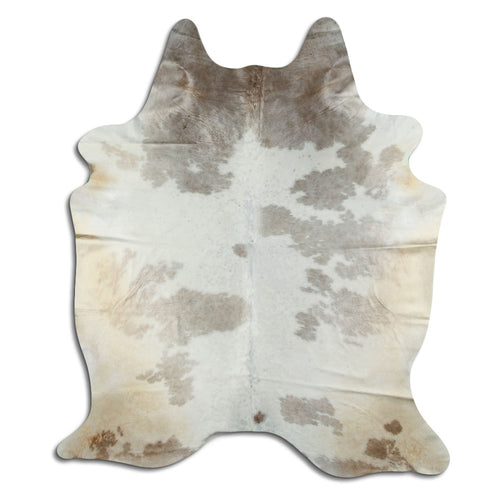 Peau de vache marron et blanche XXL