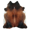 Peau de vache marron et blanche XXL