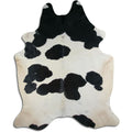 Peau de vache noire et blanche XXXL