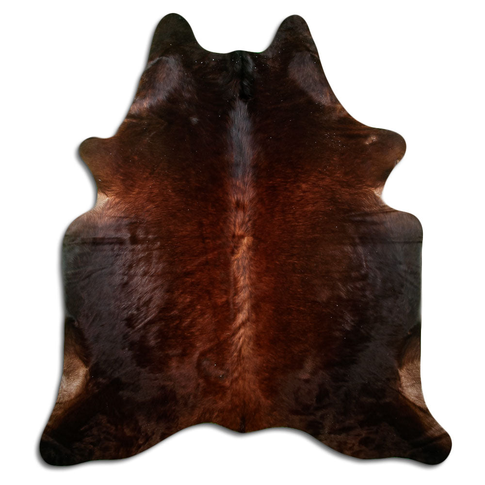 Peau de vache marron L
