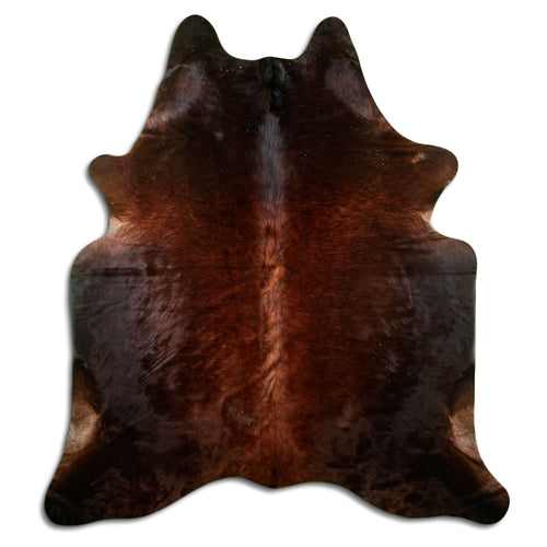 Peau de vache marron L