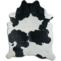 Peau de vache noire et blanche XXXL