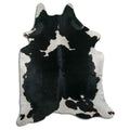 Peau de vache noire et blanche XXL