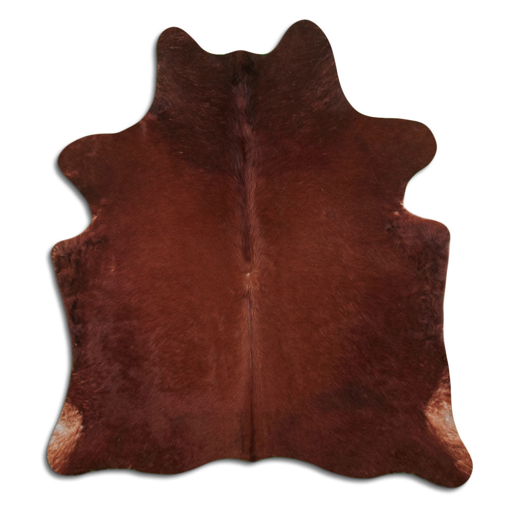 Peau de vache marron L