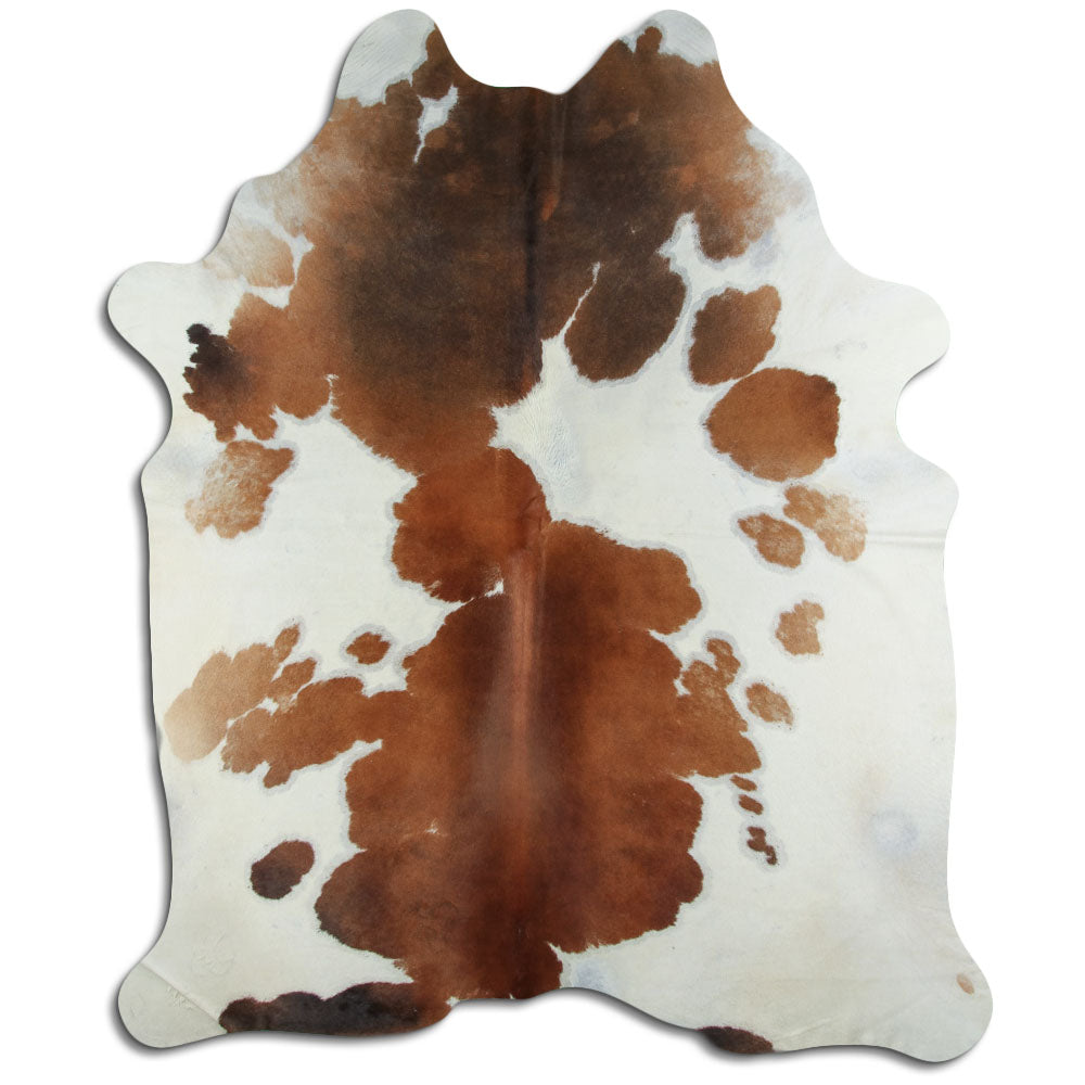 Peau de vache marron et blanche XXL