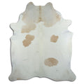Peau de vache marron et blanche XXL