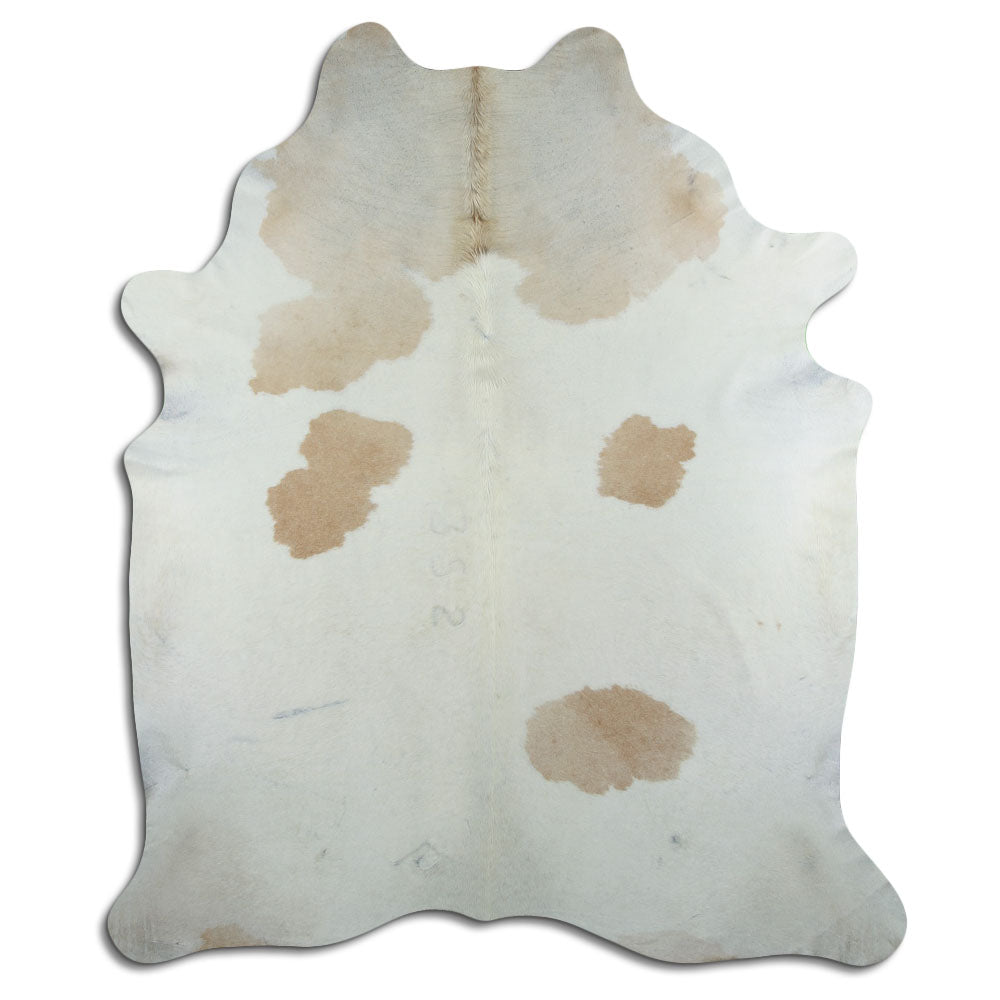 Peau de vache marron et blanche XXL