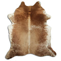 Peau de vache marron et blanche XXL