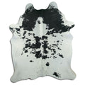 Peau de vache noire et blanche XXL