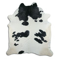Peau de vache noire et blanche XXXL