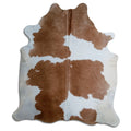 Peau de vache marron et blanche XXL