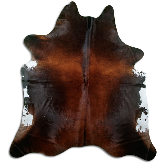 Peau de vache marron L