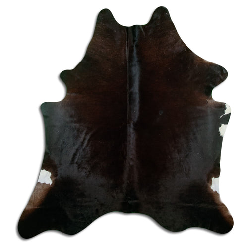 Peau de vache marron L