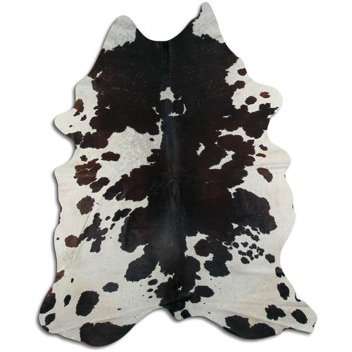 Peau de vache marron et blanche XXL