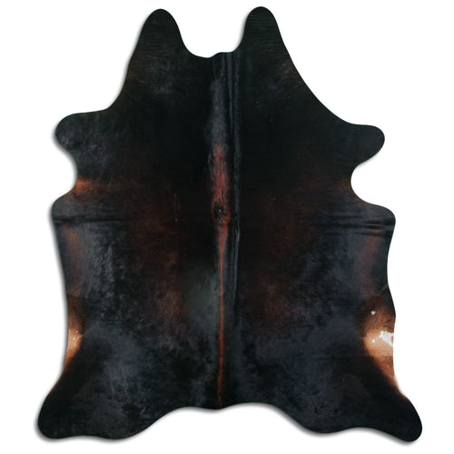 Peau de vache marron L