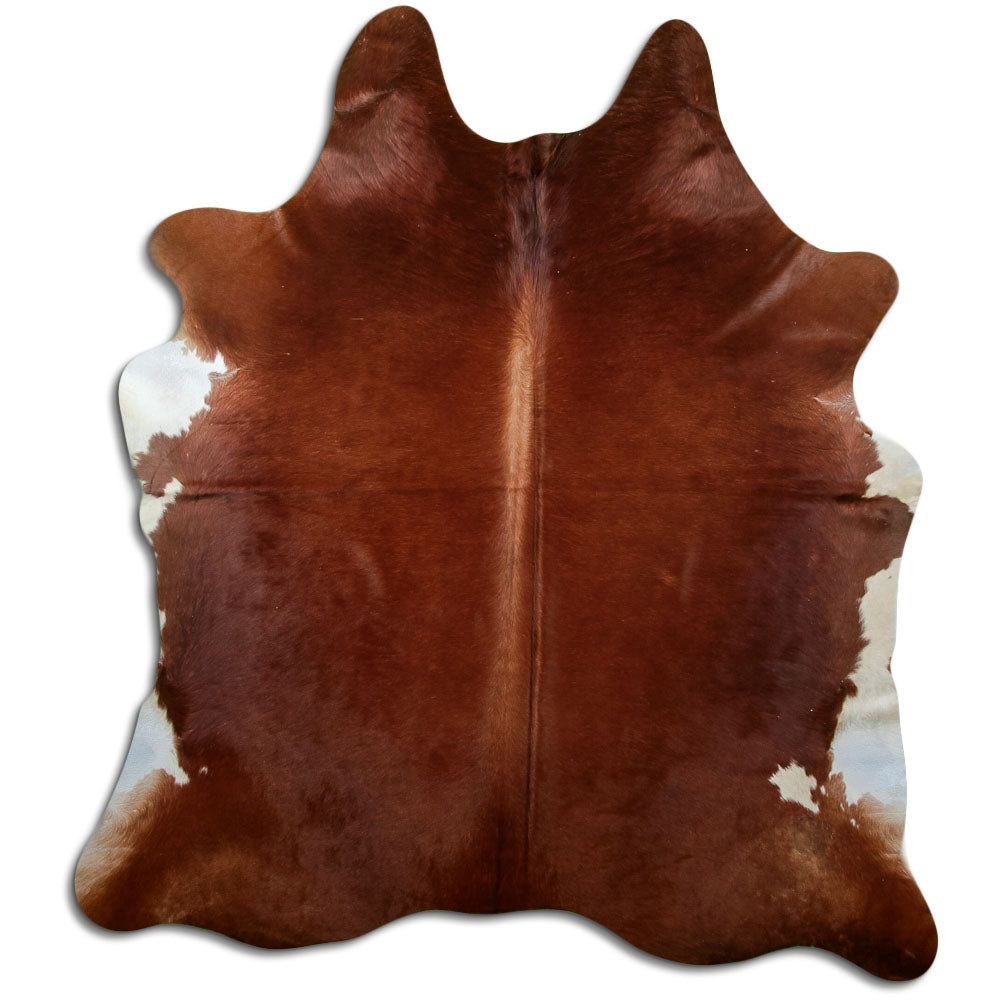 Peau de vache marron L