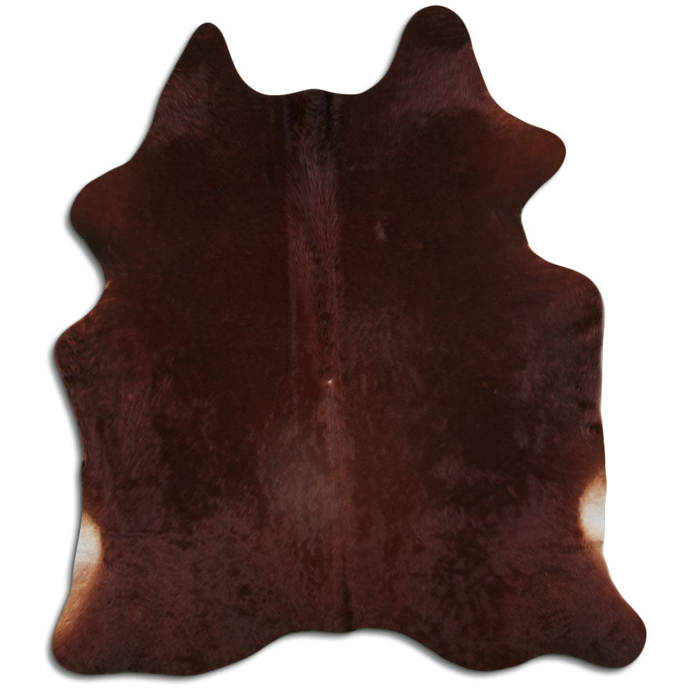 Peau de vache marron L