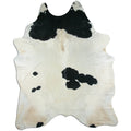 Peau de vache noire et blanche XXXL