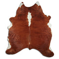 Peau de vache marron et blanche XXL