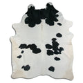 Peau de vache noire et blanche XXXL