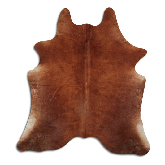 Peau de vache marron L