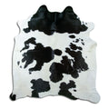 Peau de vache noire et blanche XXL