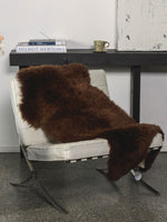 Peau de mouton marron
