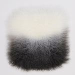 Coussin en peau de mouton Ombré