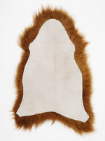 Peau de mouton islandaise « Ginger Brisa » teinte