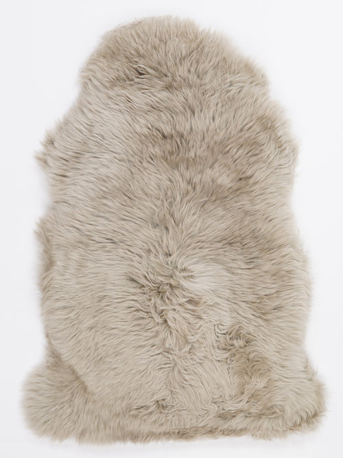 Peau de mouton teintée Taupe M