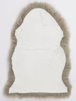 Peau de mouton teintée Taupe M