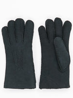 Gants en peau de mouton noir