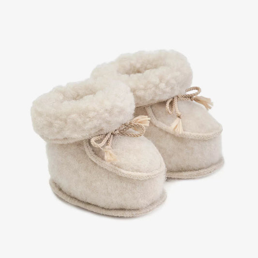 Chaussons bébé en mérinos