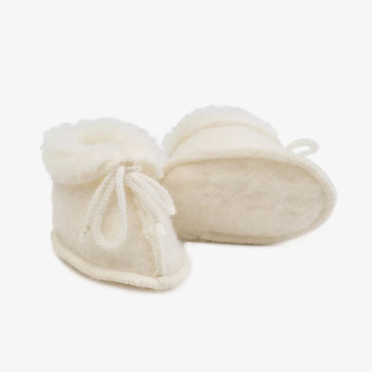 Chaussons bébé en mérinos « Fluff »