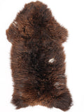 Peau de mouton marron XL