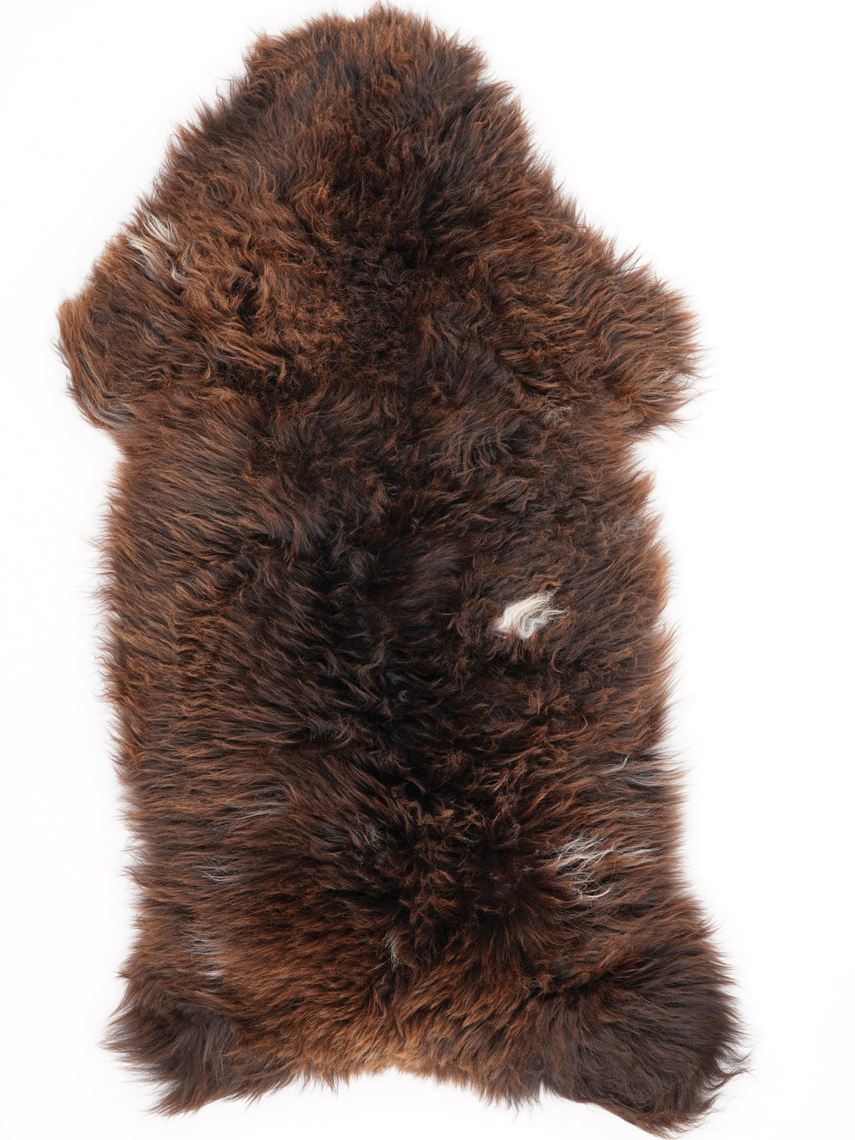 Peau de mouton marron XL