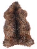 Peau de mouton marron L