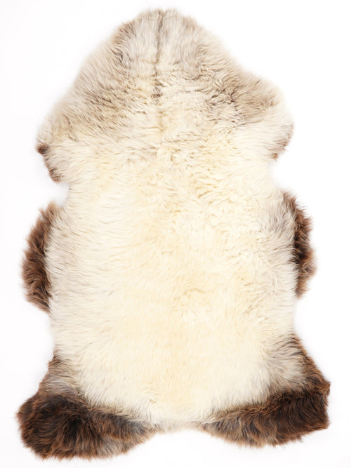 Peau de mouton multicolore L