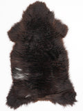 Peau de mouton marron L