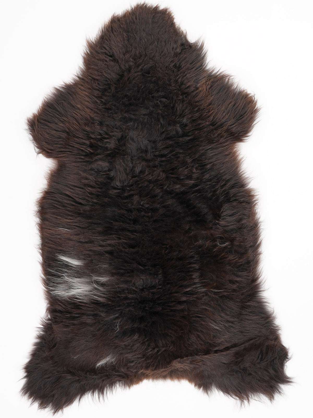 Peau de mouton marron L