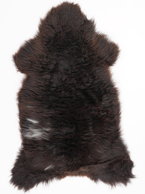 Peau de mouton marron L