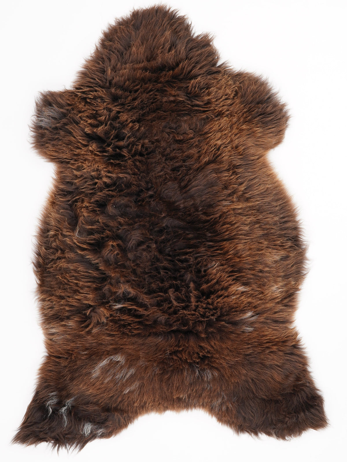 Peau de mouton marron L