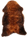 Peau de mouton multicolore L