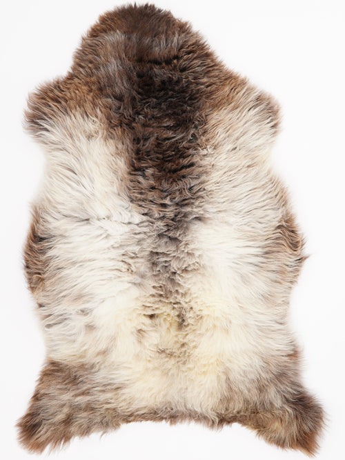Peau de mouton multicolore L