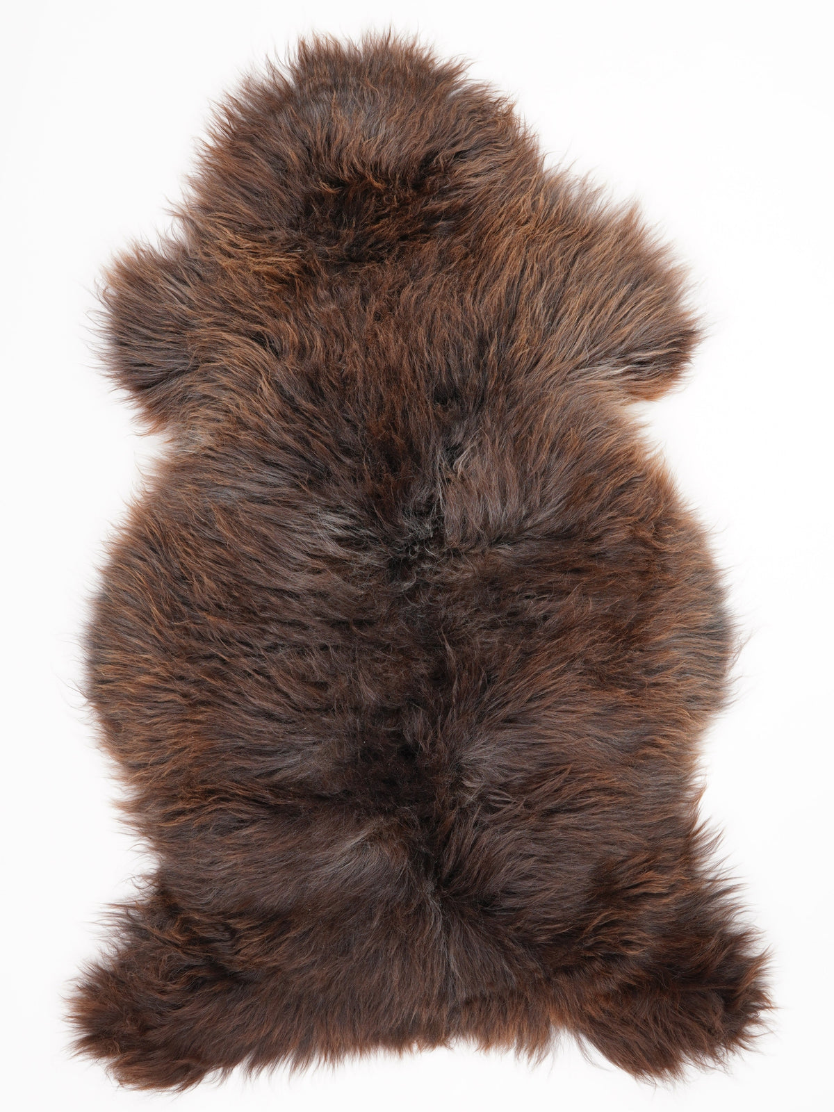 Peau de mouton marron XL
