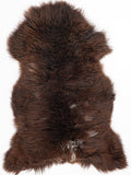 Peau de mouton marron L