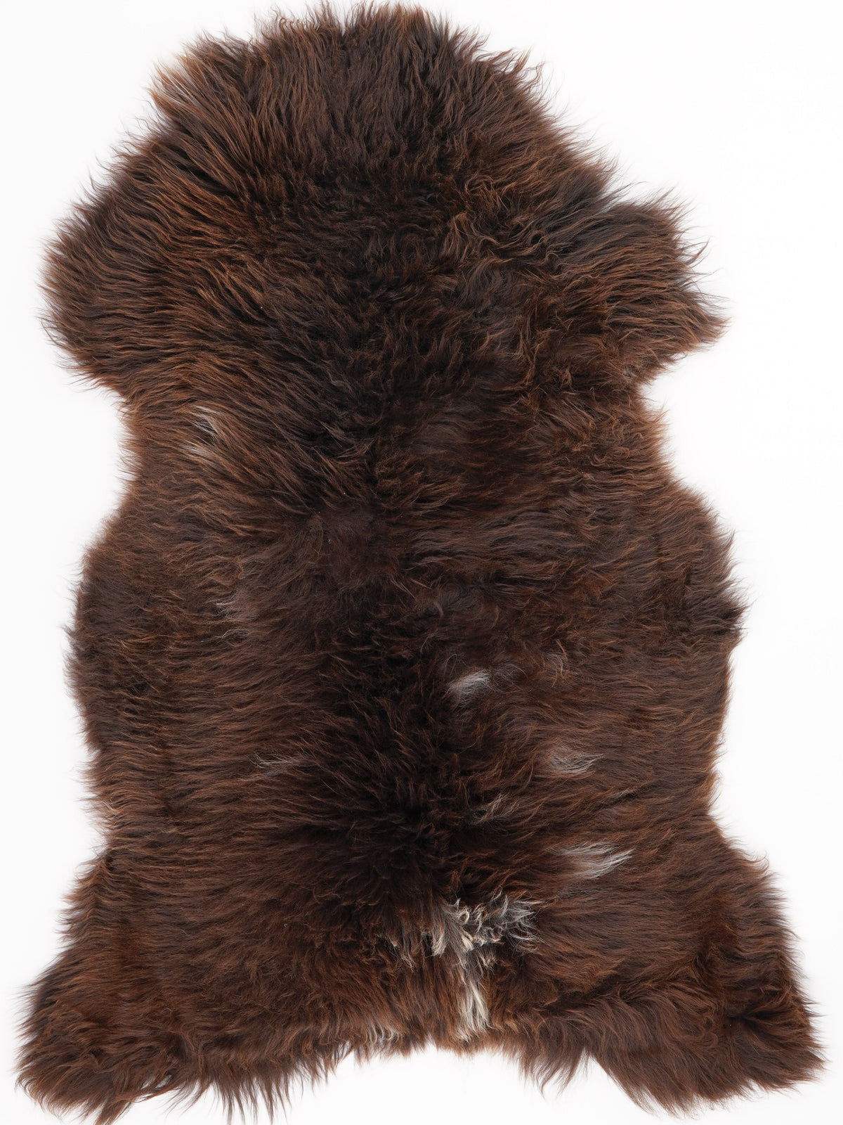 Peau de mouton marron L