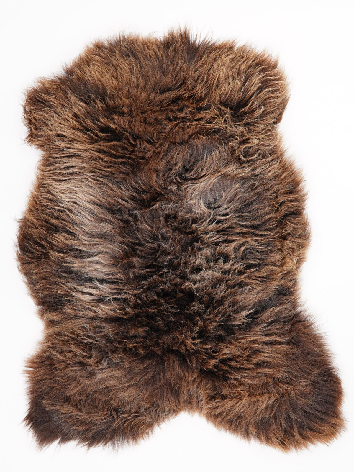 Peau de mouton marron L
