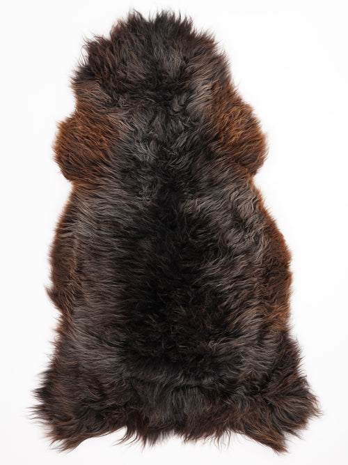 Peau de mouton marron XXXL